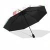 1pc Christmas Cinnamoroll Automatic Opening Umbrella with Foldable Design, 8-Rib Iron Frame Outdoor Umbrella, Festive Gift for Fans, Travelers, Daily