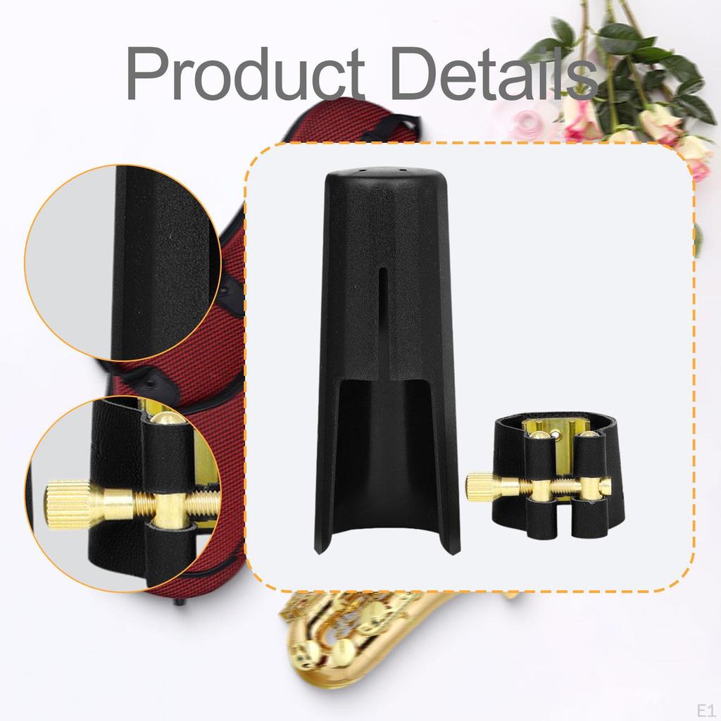 Saxophone Ligature and Mouthpiece Cap Fastener Practice Compact Professional