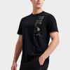 Fila Athletics American Vintage Letter Logo Print Crew Neck Pullover Sports Short Sleeve T-Shirt Men T-Shirts Deep-Black A11M317103F-BK