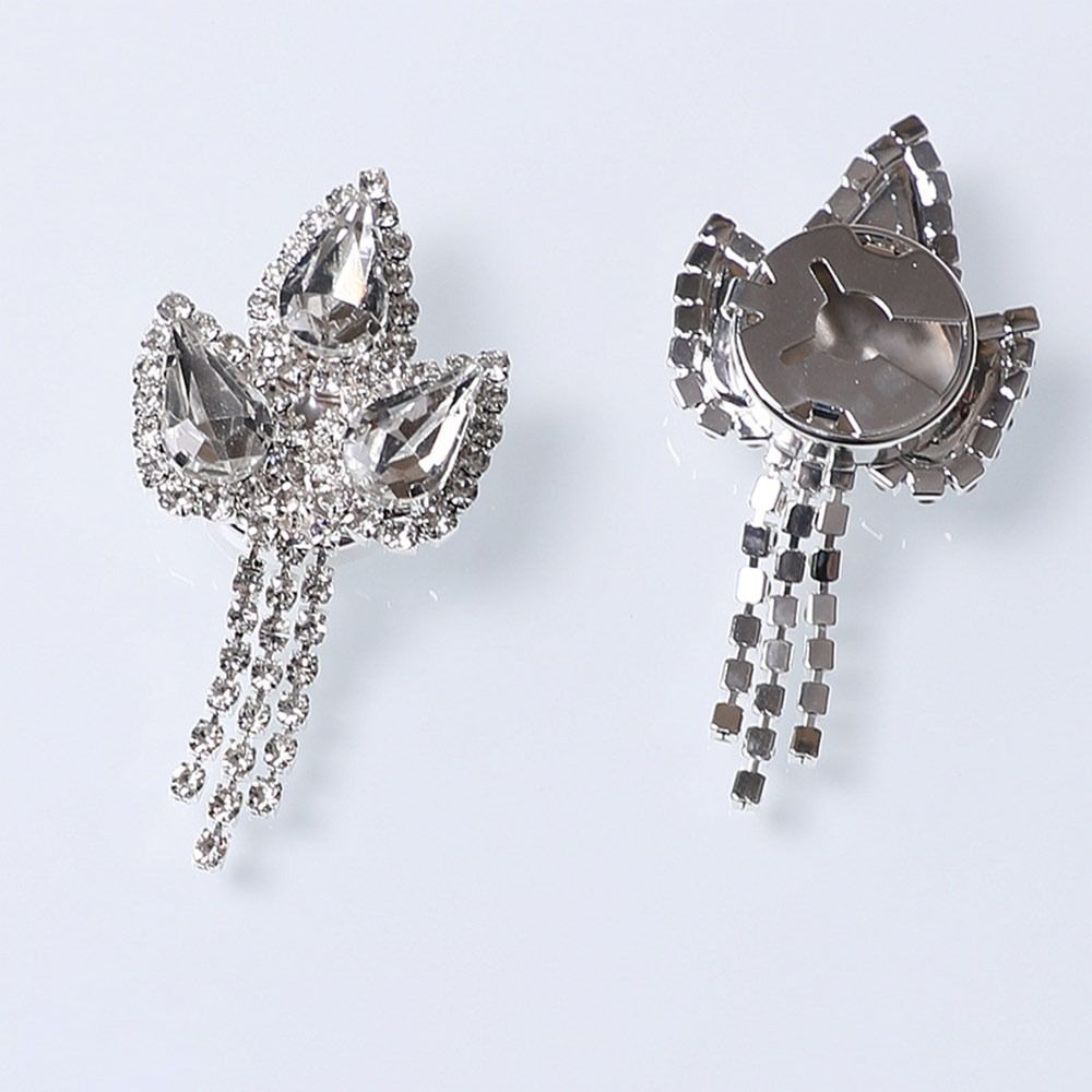 DIY Accessories Rhinestone Button Cover Detachable Clip-On Button  for Shirt Tuxedo Accessories