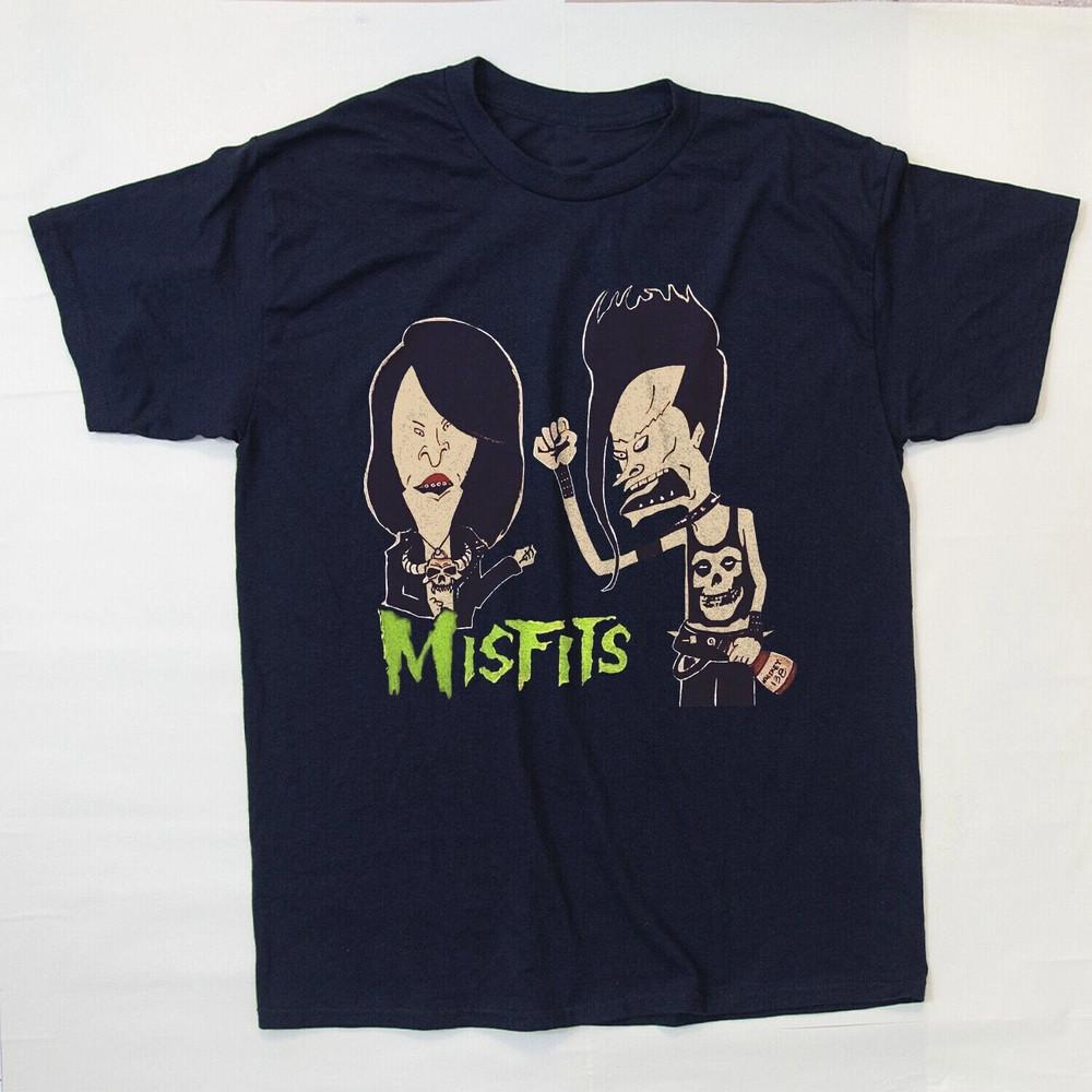 

Beavis and ButtHead Misfits Unisex Cotton Fan TShirt S5XL QT1074 Unisex T-Shirt M