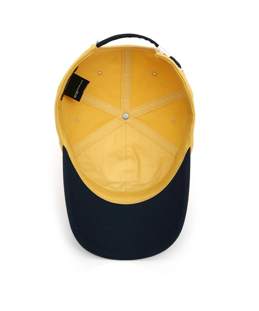 Eondeokeonteulol Cotton Logo Ball Cap Es Udc / Authentic B B / Yellow Navy