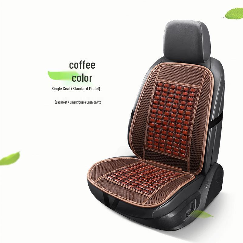 Comfortable Breathable Universal Bamboo Car Seat Cushion – Single Piece, Cool Summer Mat for Trucks