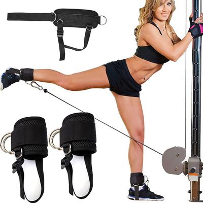 Kickback kotníkové popruhy pro kabelové stroje Cvičební manžeta pro předkopávání nohou Kabelové kotníkové popruhy pro fitness