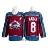 Vintage Colorado Avalanche Ice Hockey Jersey 92 Makar Mackinnon Retro Stitched Uniform Men