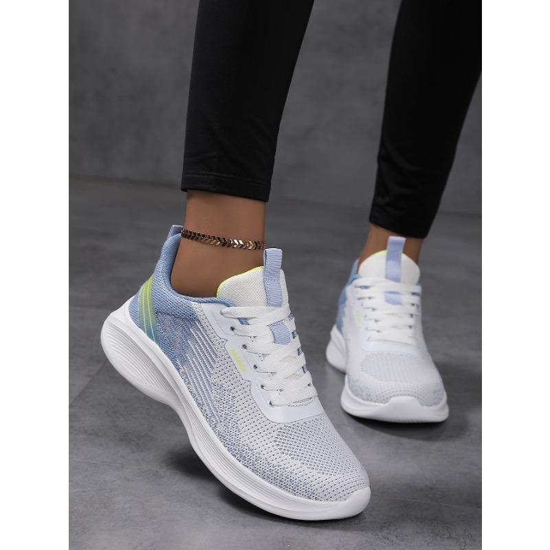 Chaussures pour femmes à semelle souple Chaussures de course légères en mesh respirant Légères et respirantes