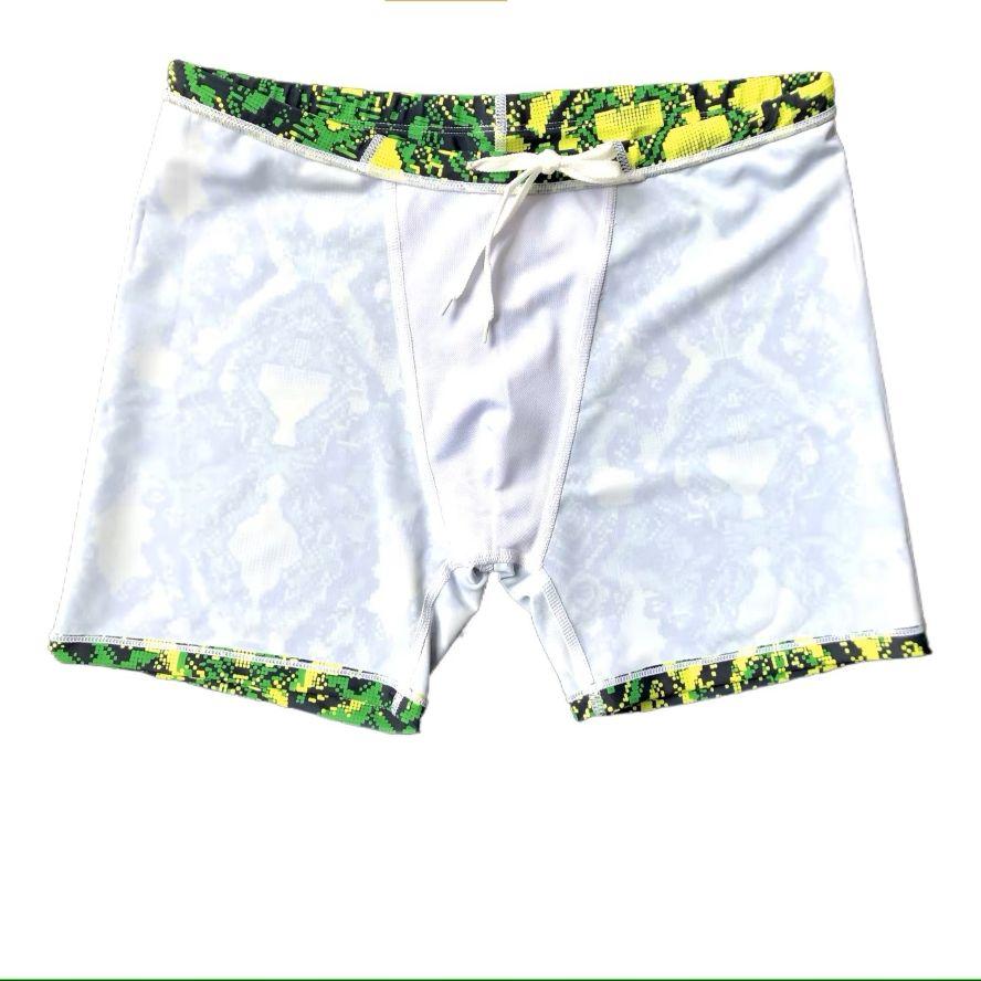 MMA UFC Muay Thai Kickboxing Boxing Green Yellow Casual Shorts Gym Sport Unisex Men Women Workout Quick Dry Print Elastic High Waist Training