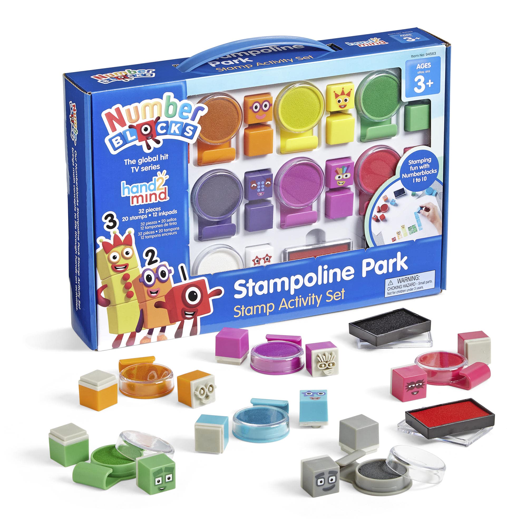 

Learning Resources Numberblocks Stampoline Park Character Stamps 94563 Authentic