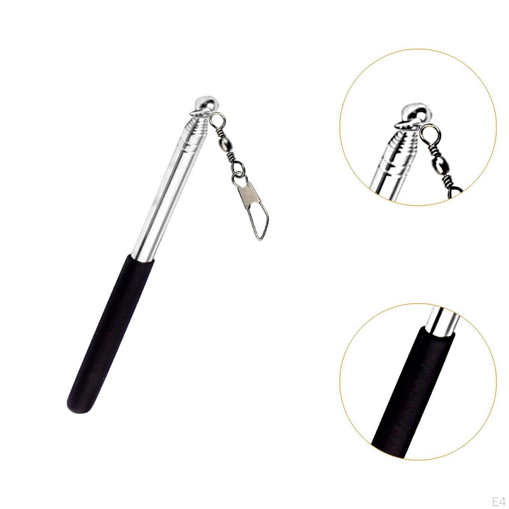 Maszt flagowy o regulowanej długości dla przewodników turystycznych, przenośny ręczny maszt flagowy ze stali nierdzewnej