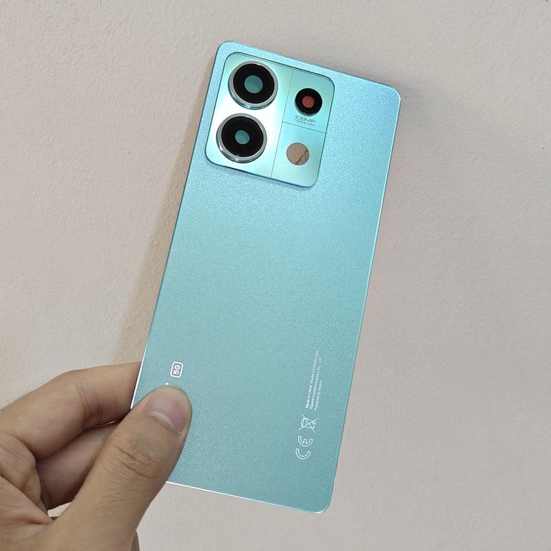 OEM A+ Back Cover For Xiaomi Redmi Note 13 5G , Back Door Replacement Battery, Rear Housing Cover +Adhesive +Camera Lens