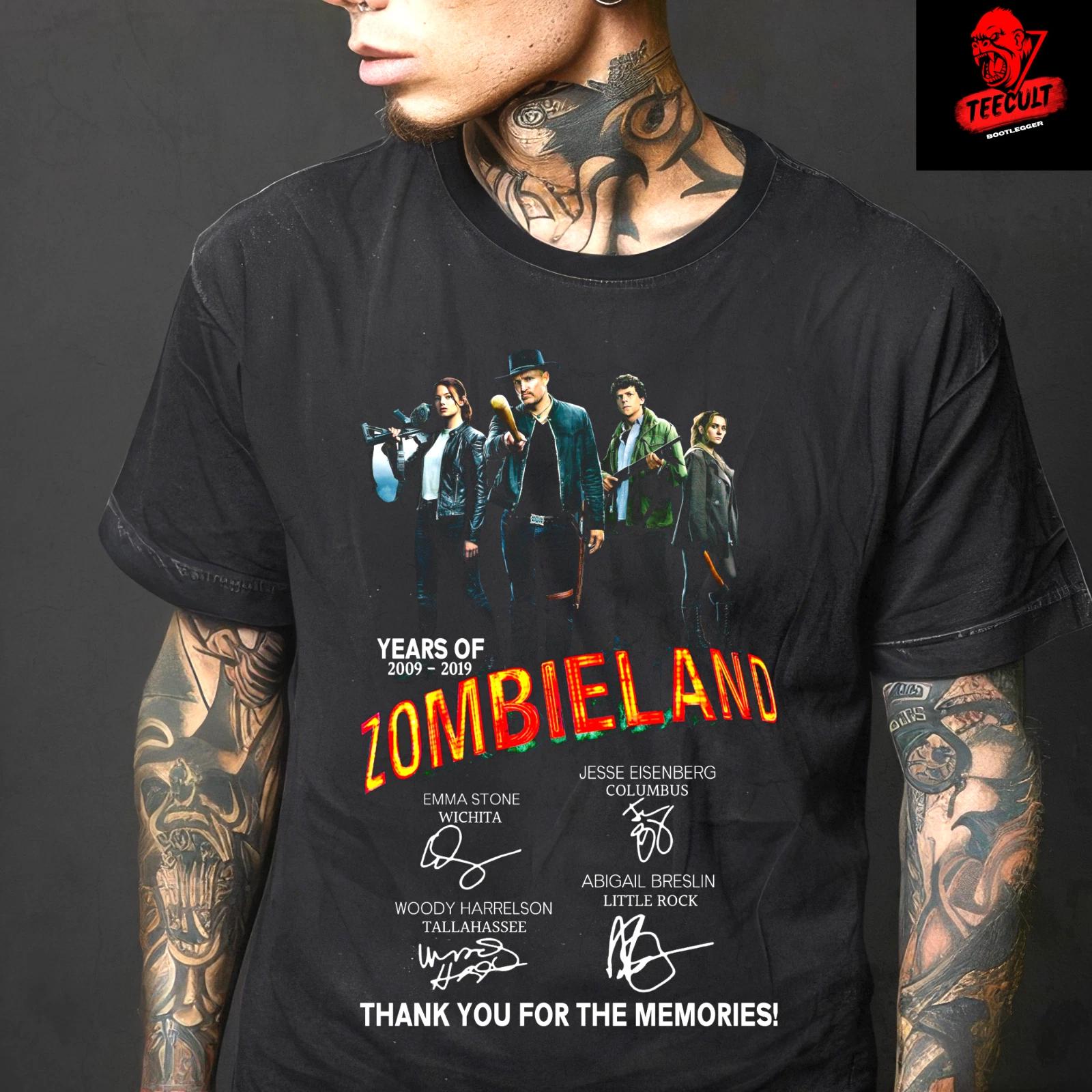 Men s and Women s T-shirts Zombieland (2009) Cult Horror Halloween Movie Unisex Cotton XXXXL