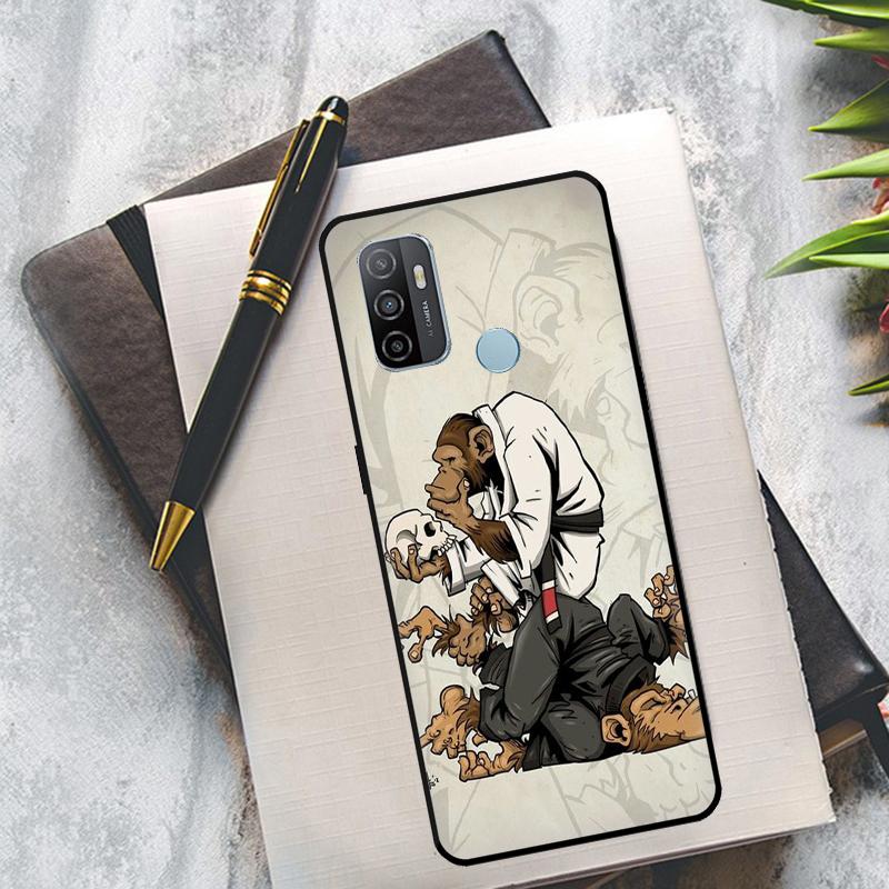 Judo Jiu Jitsu BJJ Case For OPPO A94 A74 A54 A83 A91 A93 A15 A16 A52 A72 A5S A53S A5 A9 A31 A53 2020 Cover