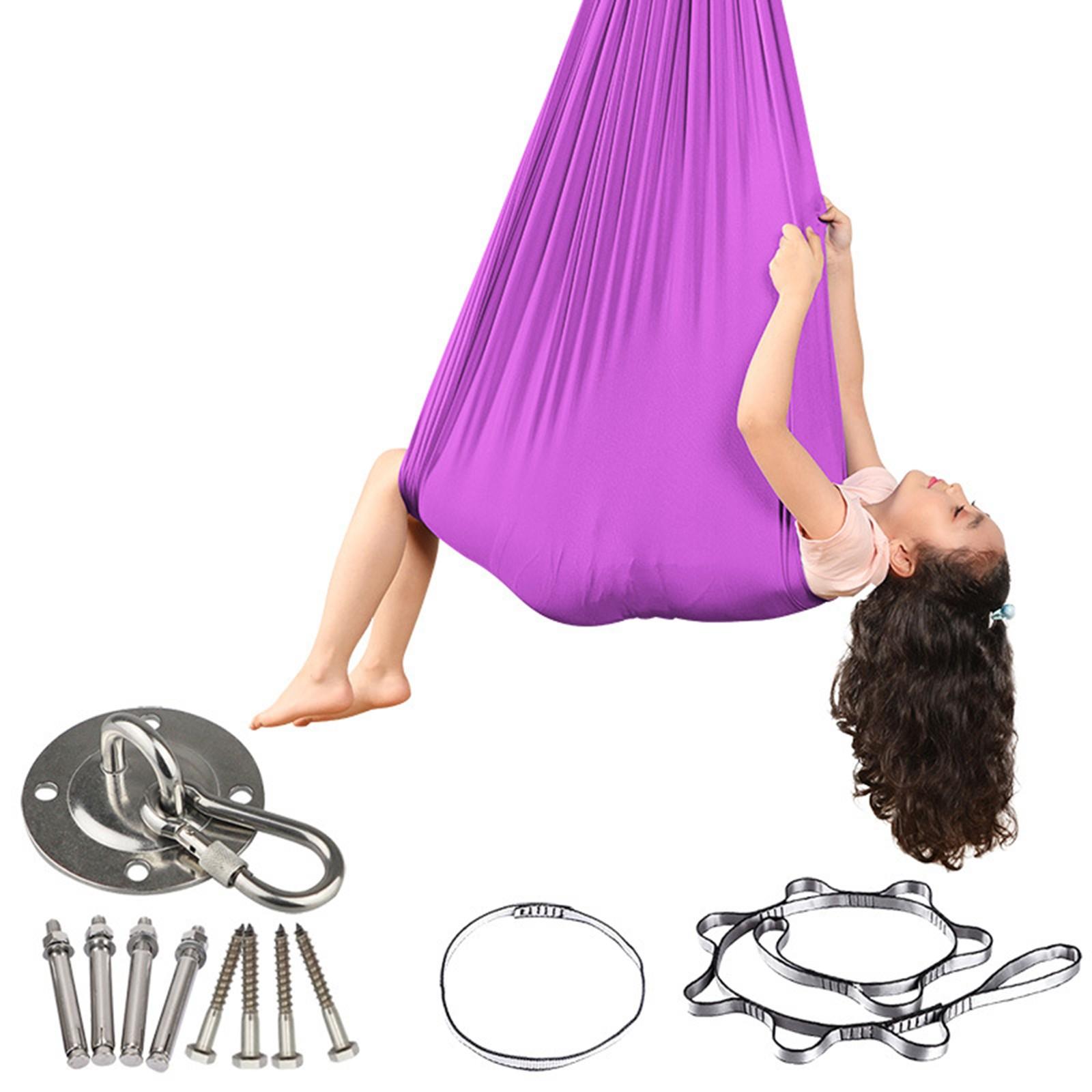 

Домашние детские гамаки, стул, детские качели, уличные гамаки с подвесным сиденьем в помещении One Size фиолетовый