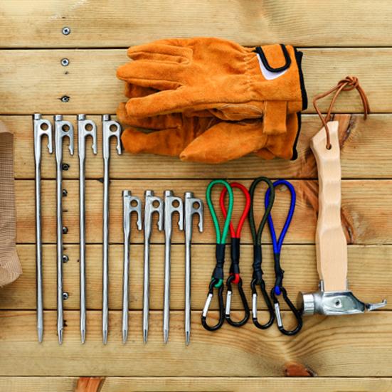 Carabiner Bungee Cord Portable Hanging Hook Strong Elastic Rope Multifunctional Connector Heavy Duty Latex Elastic Cord with Alloy