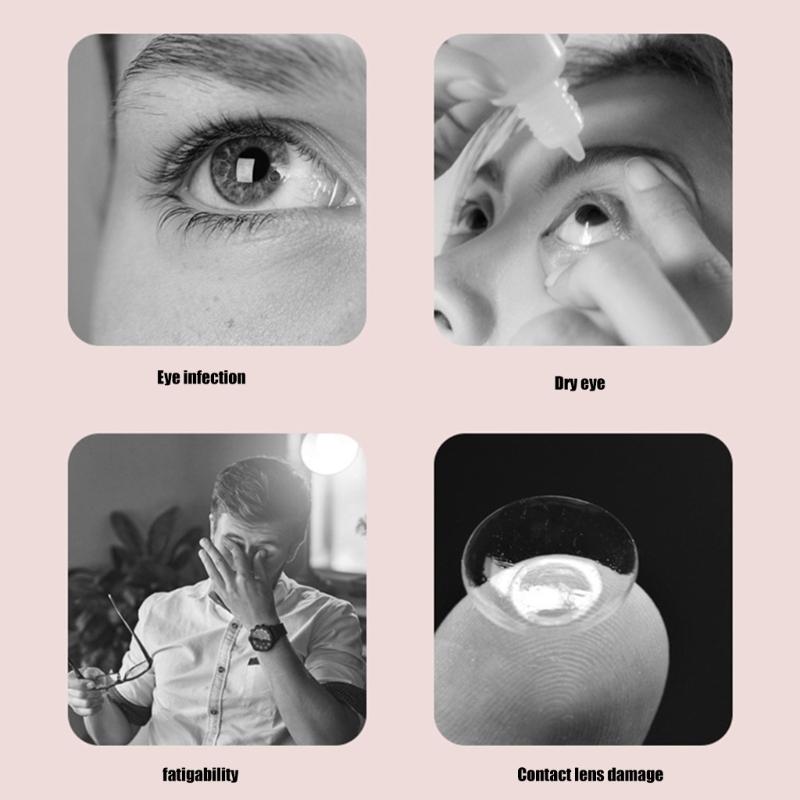 Portable Contact Lenses Cleaner Auto Vibration Machine Self Cleaning Washer Daily Use Container Soak Storage
