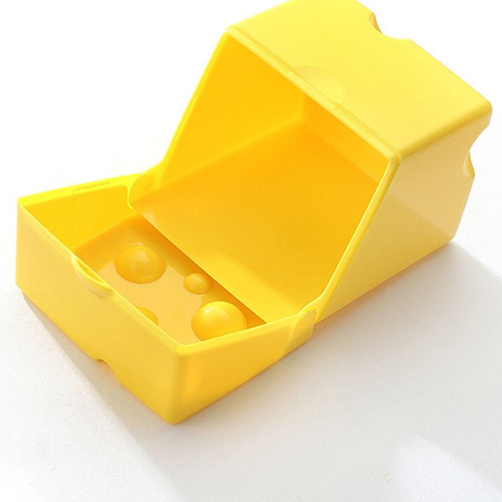 Creative Sliced Cheese Container Lightweight Cheese Holder Box Kitchen Gadgets