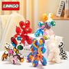 TOYLINX Home Decor Micro Building Blocks Balloon Dog DIY Model Assembly Toy Colorful Interlocking ABS Children's Toys