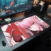 calliope mori Mouse Pad 500X1000 mm Large Gaming Mousepad Gamer XL Rubber Otaku Keyboard Pad Laptop Desk Mat