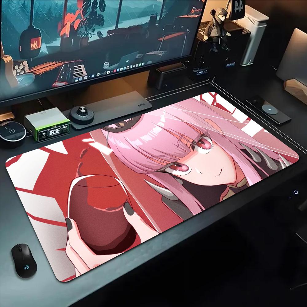 calliope mori Mouse Pad 500X1000 mm Large Gaming Mousepad Gamer XL Rubber Otaku Keyboard Pad Laptop Desk Mat