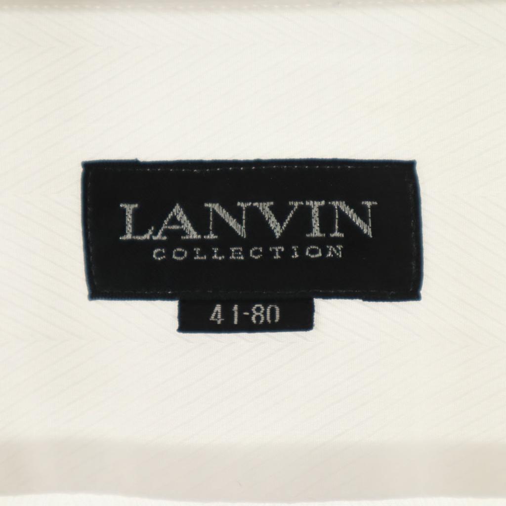 Lanvin Made In Japan Long Sleeve Shirt 41-80 White Men's Used
