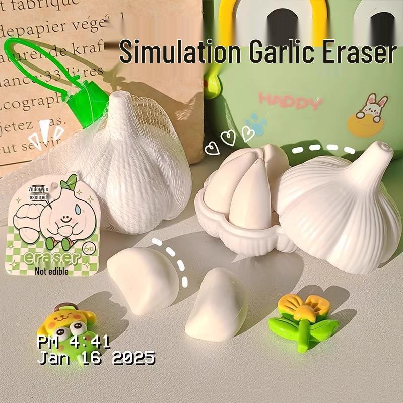 Cartoon Garlic Eraser: Cute, Creative, and Funny Prank for Students