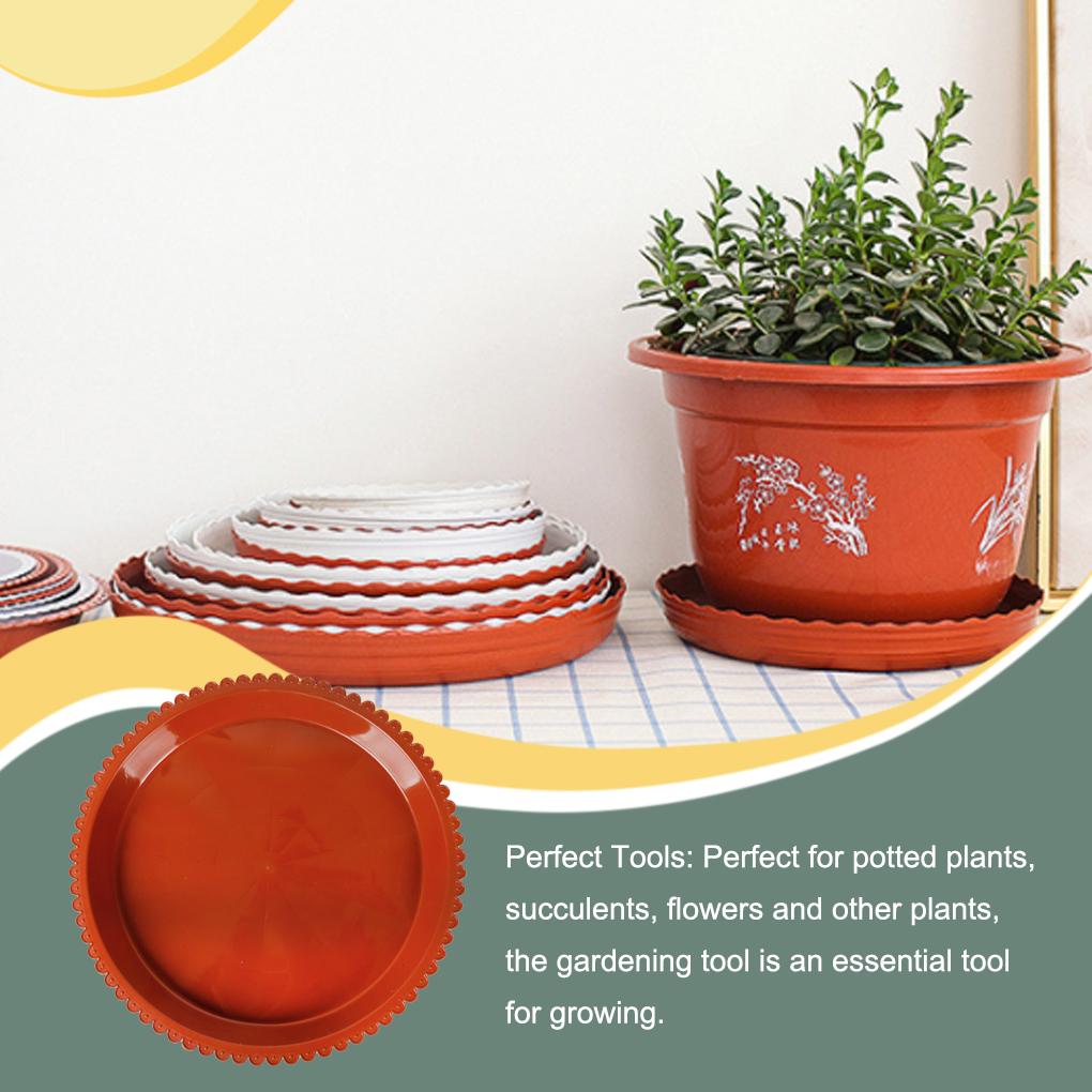 Flower Pot Tray Durable Large Planting Base Round Potting Bottom Drip Trays Gardening Accessories Tools Planter
