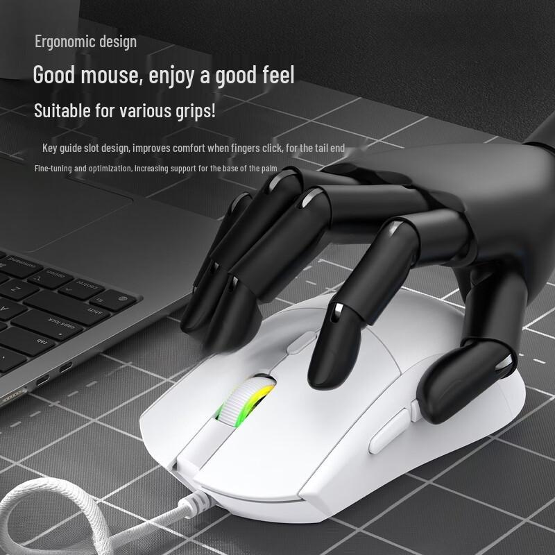 OLOEY GM501 Vertical RGB Wired Gaming Mouse