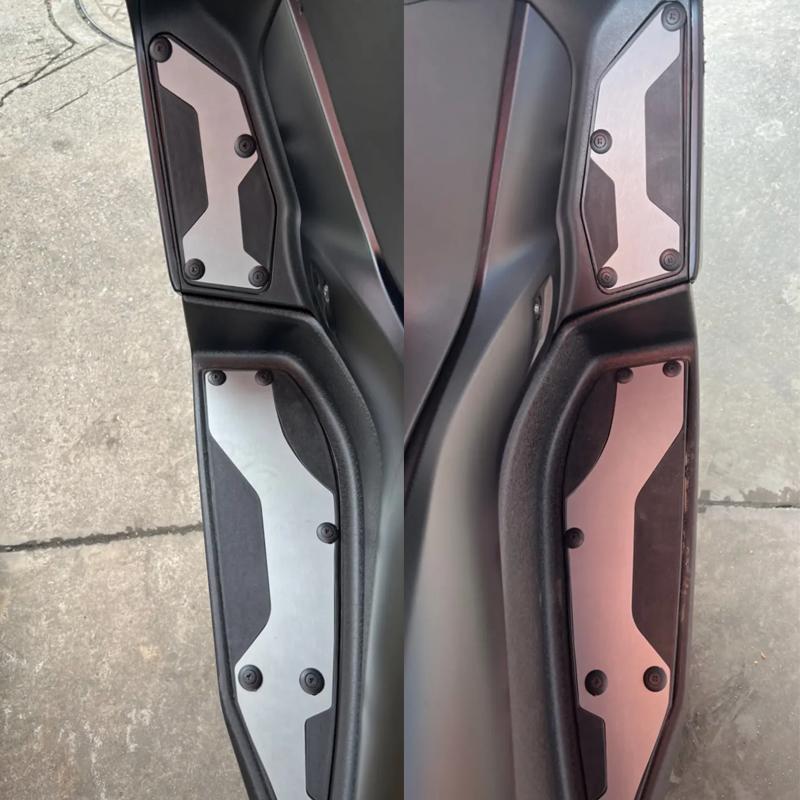 Motorcycle Foot Rest Plate Skidproof For XMAX300 Accessories XMAX 250 300 Aluminum Alloy Pedal Plate Modified Footrest