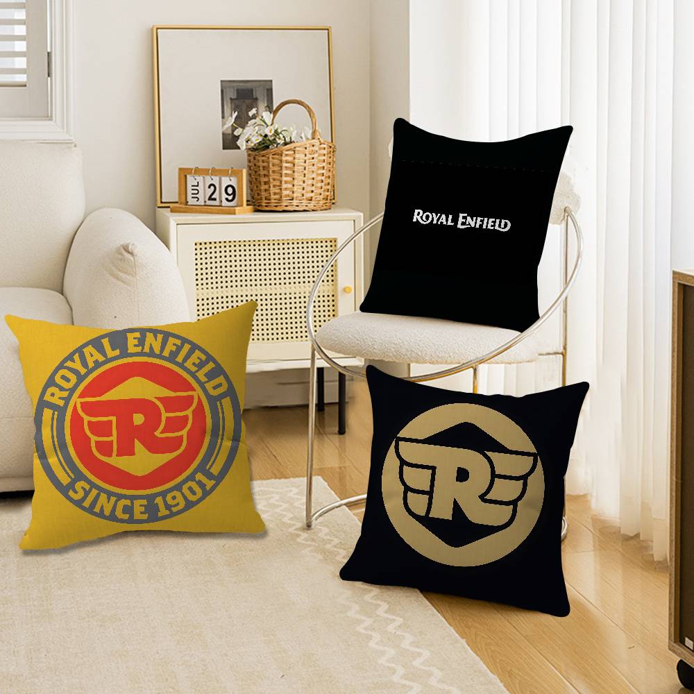 R-ROYALS E-ENFIELDS Logo Pillowcases Home Bedding Decorative Pillow Cover Wedding Super Soft Pillow Case