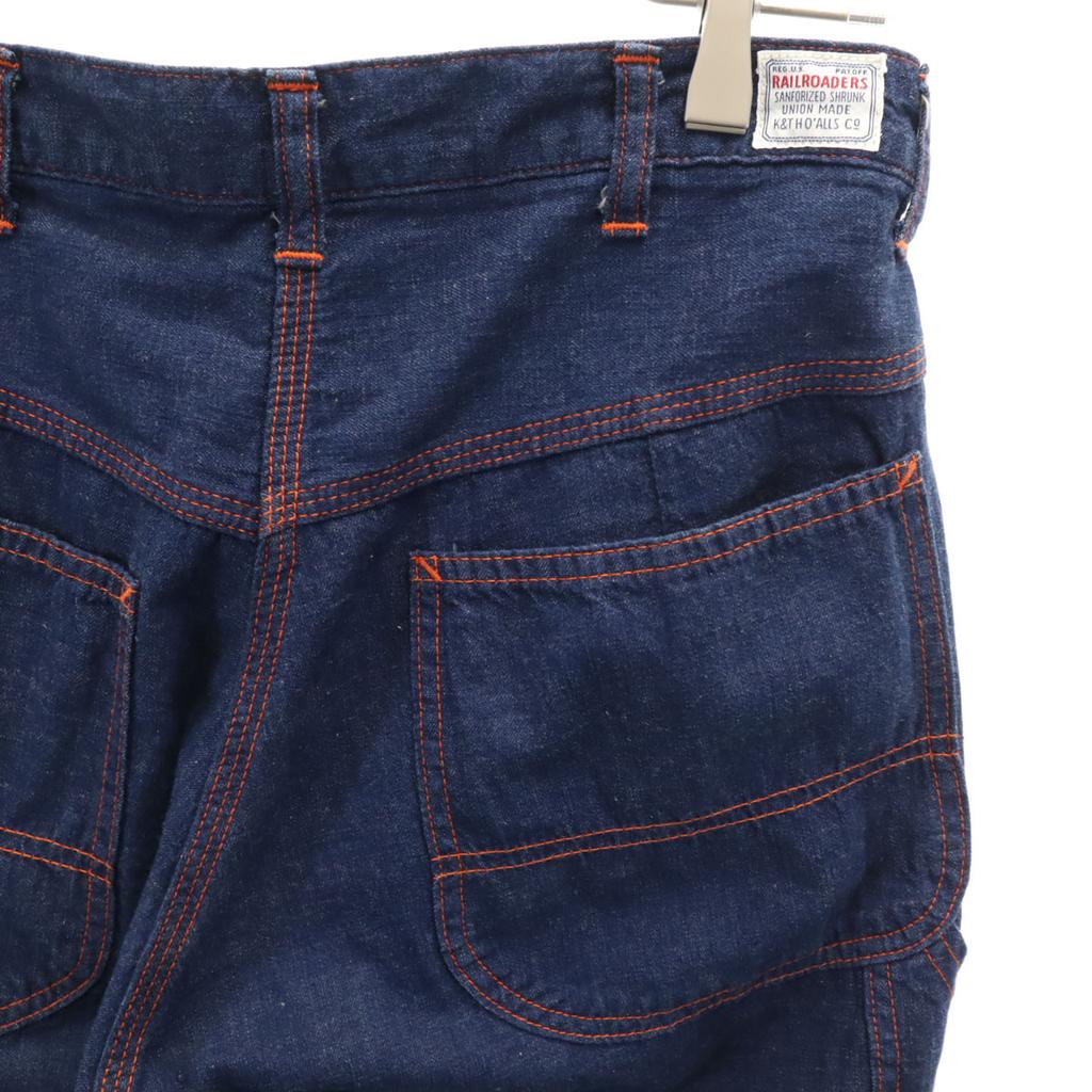 WORKERS K&T H MFG Co. Work Denim Pants W30 Indigo Blue Jeans Men's Used
