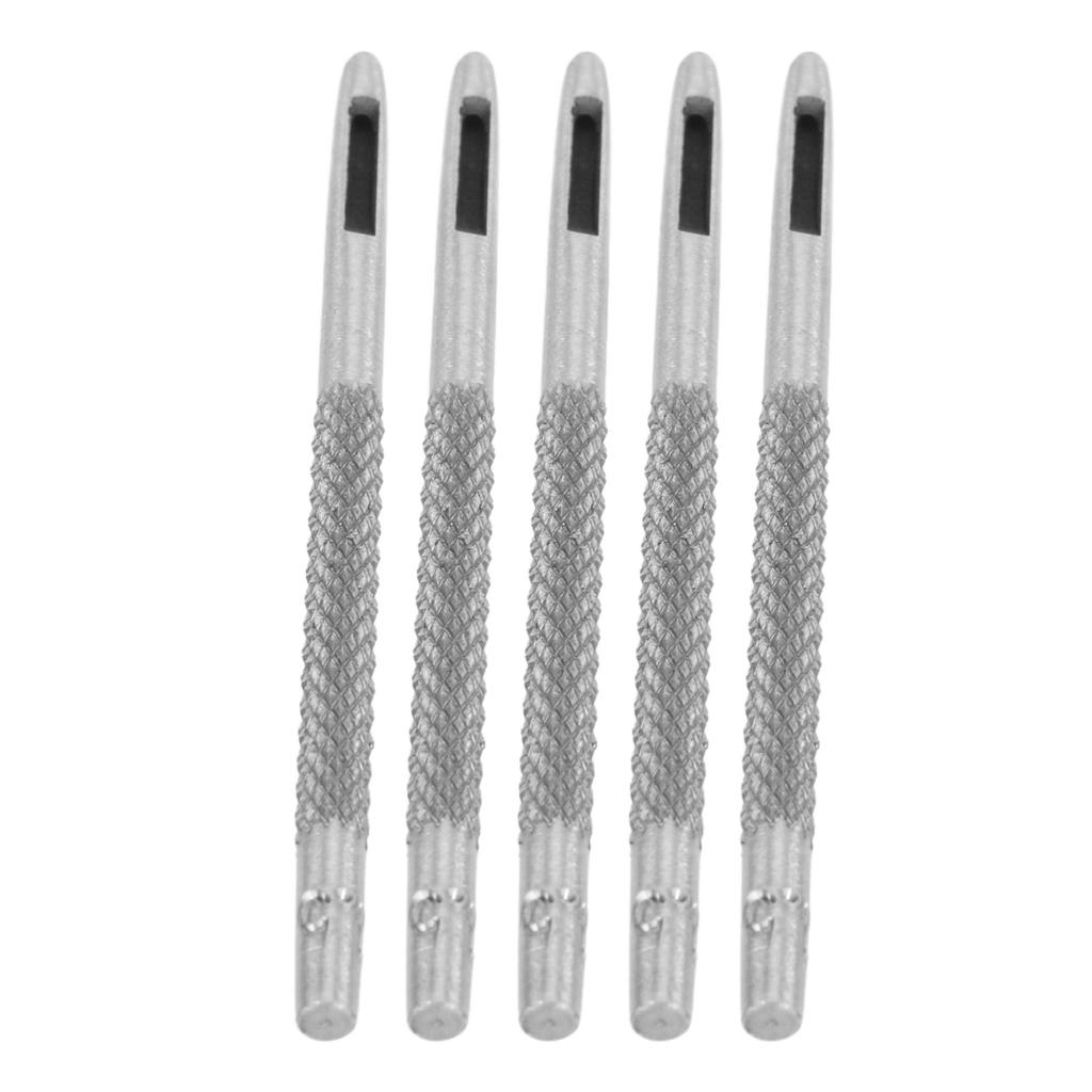 20Pcs Leather Hole Punch Carbon Steel Chromeplated Assorted Sizes Leather Punch Tool for Watch Band