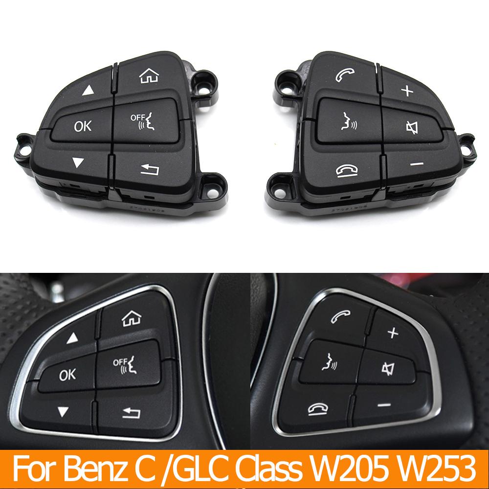 Car Steering Wheel Control Switch Button Repair Kit For Mercedes BENZ C GLC Class W205 W253 C200 C300 GLC200 GLC260 GLC300 4YHD