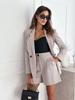 Hot Selling Casual Linen Suit Shorts Set