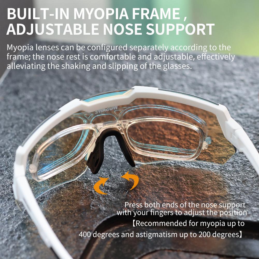 WOSAWE Off-Road Cycling Sunglasses Outdoor Sport Glasses TR90 100%UV MTB Road Bicycle Eyewear