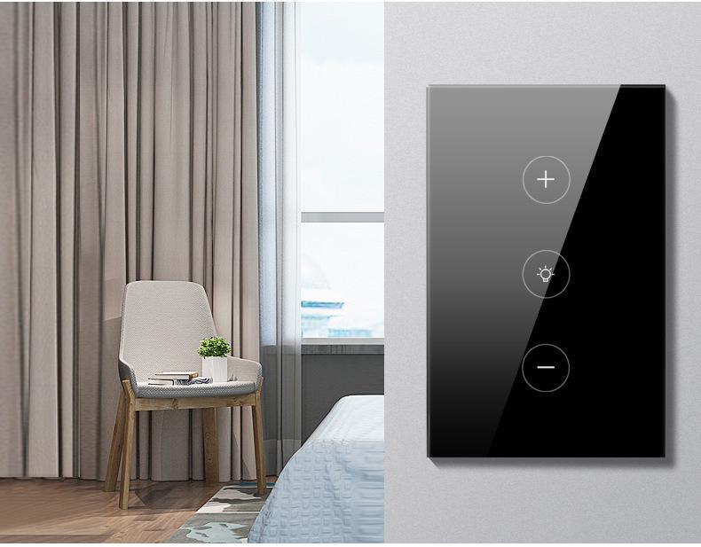 Graffiti Smart Touch Dimmer Switch with WiFi & App Control for EU/US