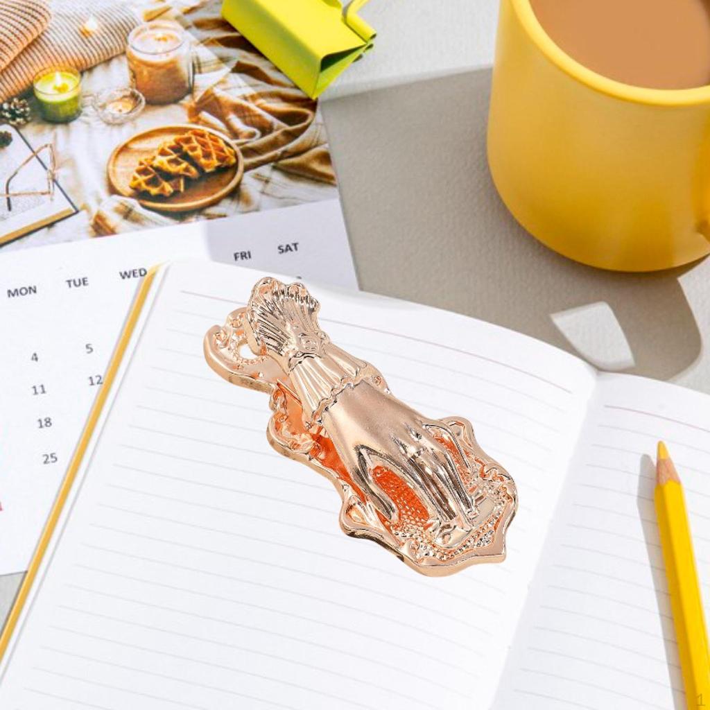 Bookmark Clip Page for Book Lovers Lady's Hand Shaped Women Gift Vintage Design Unique