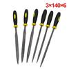 5x180mm 4x160mm 3x140mm Mini Wood Rasp - 6pcs Assorted Files Set Carpentry Filing Tool