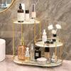 Luxury Iron Art Uv Board Cosmetics Storage Rack Makeup Organizer Dressing Table Shelf Bathroom Iron Bird Cage Holder A