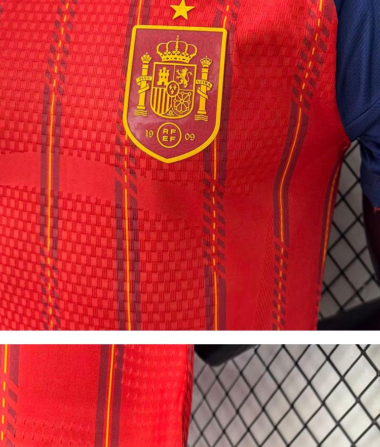 Spain 2026 Player Edition Home Jersey #19 Lamine Yamal Men's National Team Football Kit