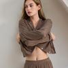 European Style Women's Autumn/Winter Pajama Set: Casual Long Sleeve Cardigan & Pants Homewear