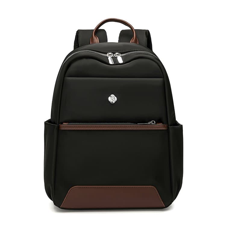 

Color matching nylon backpack large capacity women s backpack чёрный