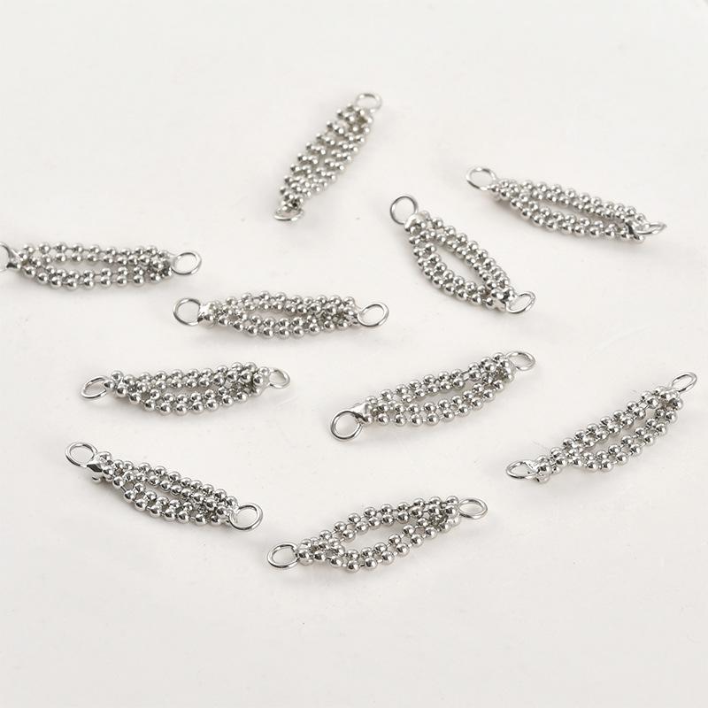 

Медный соединитель для цепочки с покрытием из 18-каратного золота, сохраняющий цвет, для изготовления браслетов, ожерелий и сережек своими руками.