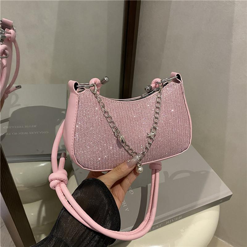 

Underarm bag women s new summer fashion design sense niche shoulder messenger bag women s small square bag розовый