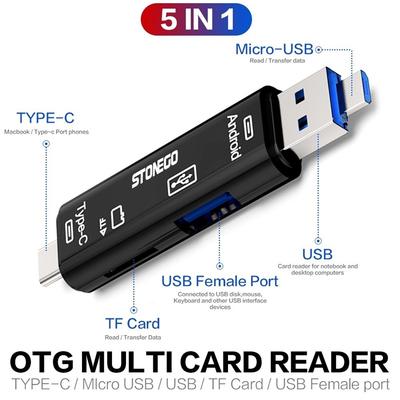 JSX Portable USB Flash Drive 3.0 USB C OTG Pendrive 8GB 16GB 32GB,Pen Drive Memory Stick for Android Phones MacBook Laptop PC,16G