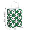 12 PCS Printed Gift Bags for Soccer Events Large Capacity Portable Football Themed Favor Bags 12Pcs/Set Lightweight