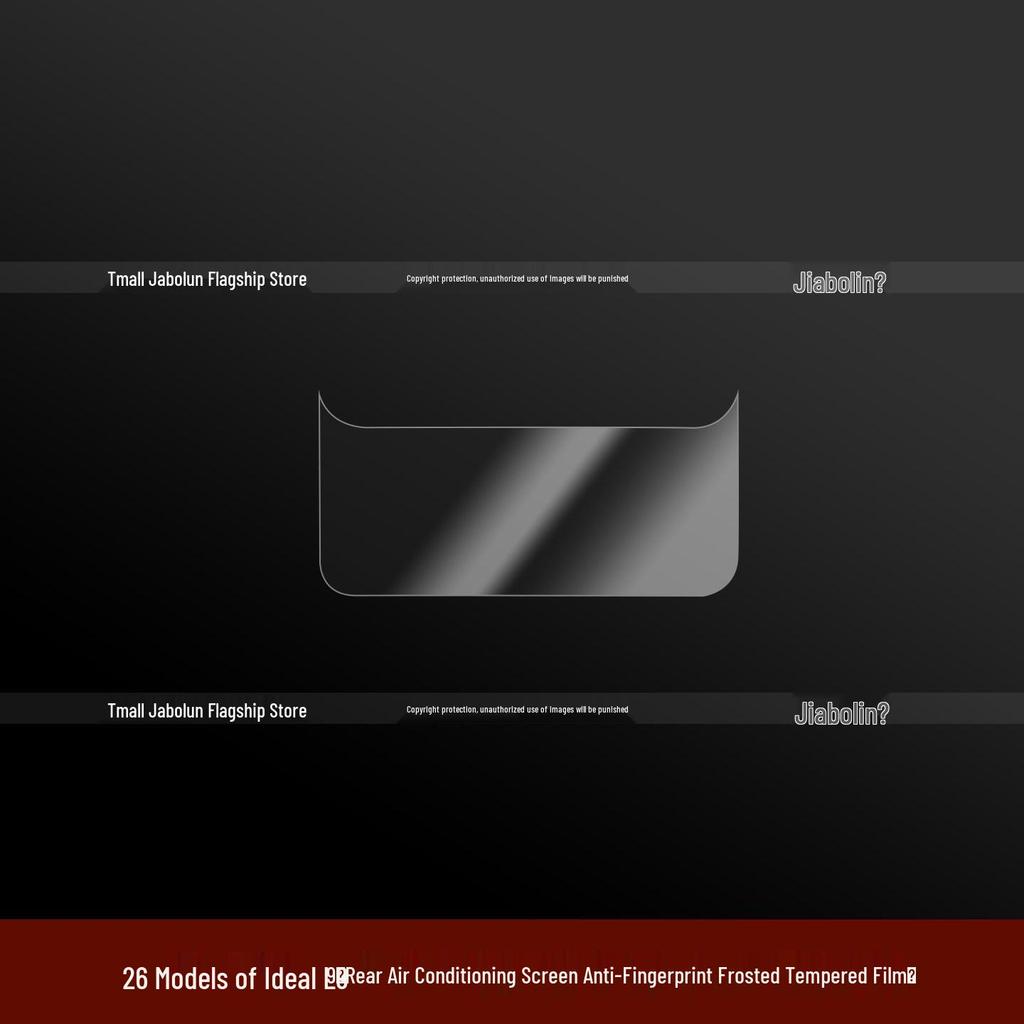 Compatible Li Auto L9 LIVIS Rear AC and Control Screen Protection Films for 26 Models
