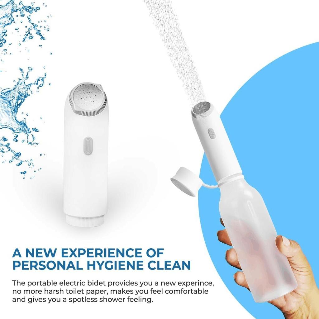Dobíjecí přenosný cestovní bidetový rozprašovač pro osobní hygienu Přenosný bidet pro ženy, muže a děti Bidet na baterie