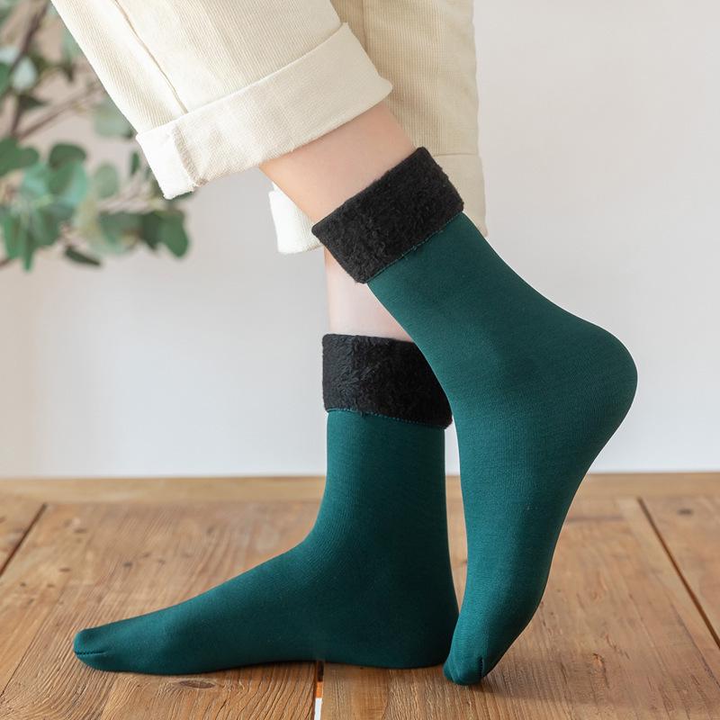 Women's Winter Snow Socks - Thick, Warm Velvet Floor & Confinement Socks, Unisex Cold-Resistant Antifreeze Homewear.