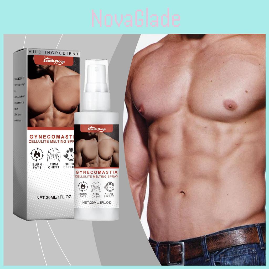 South Moon Men's Chest Spray For Enhanced Body Contour Gentle Skin Care 30ml