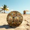 Dinosaur Glass Art Round Football Size 5 Adult Ball Suitable for Training Matches and Outdoor Team.